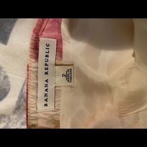 Banana Republic dress, strapless, floral, size 2